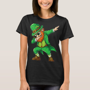 Dabbing Leprechaun Roliga Gåvor Män Barn Pojkar St T Shirt