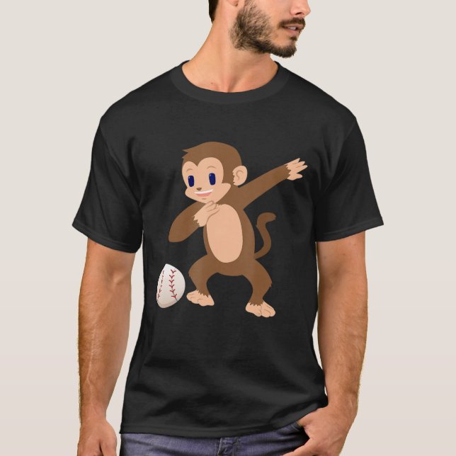 Dabbing M0nkey Dab Dance Sports Kids T Shirt (Framsida)