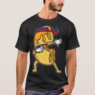 Dabbing Mac och Cheese 4 juli Independence day T Shirt