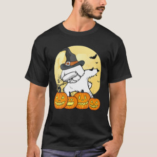 Dabbing Maltese Dab Dance Rolig hund Halloween Gif T Shirt
