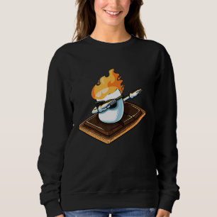 Dabbing Marshmallow Funny Smores Camping Dab Campe T Shirt