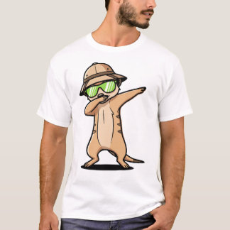 Dabbing Meerkat Funny Cute Dab Dance T Shirt