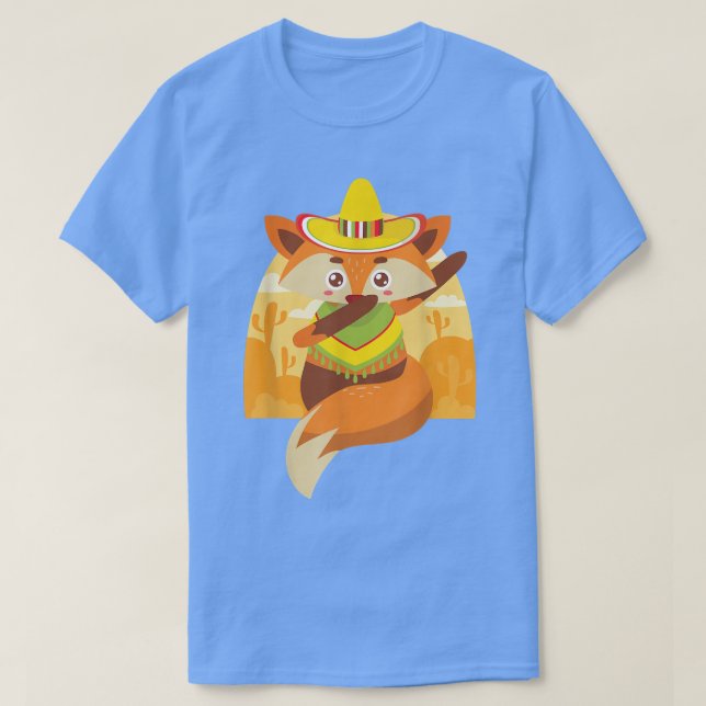 Dabbing Meican Fo T Shirt (Design framsida)
