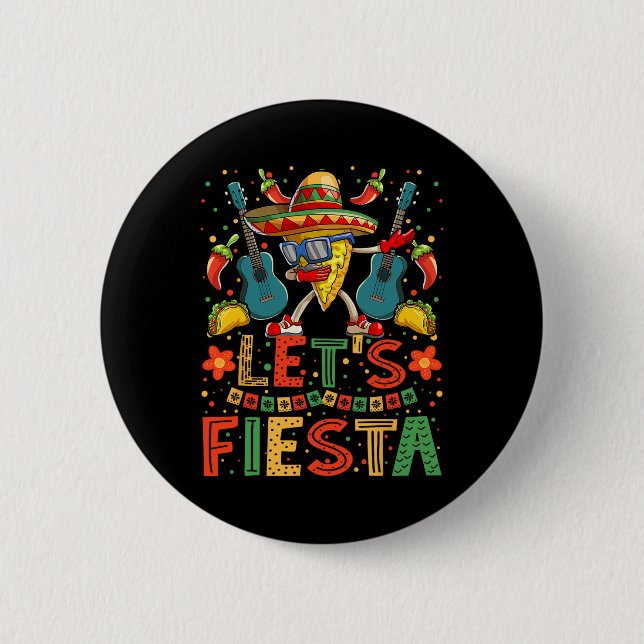 Dabbing Nacho Cinco De Mayo Shirt Women Manar Lets Knapp (Framsida)