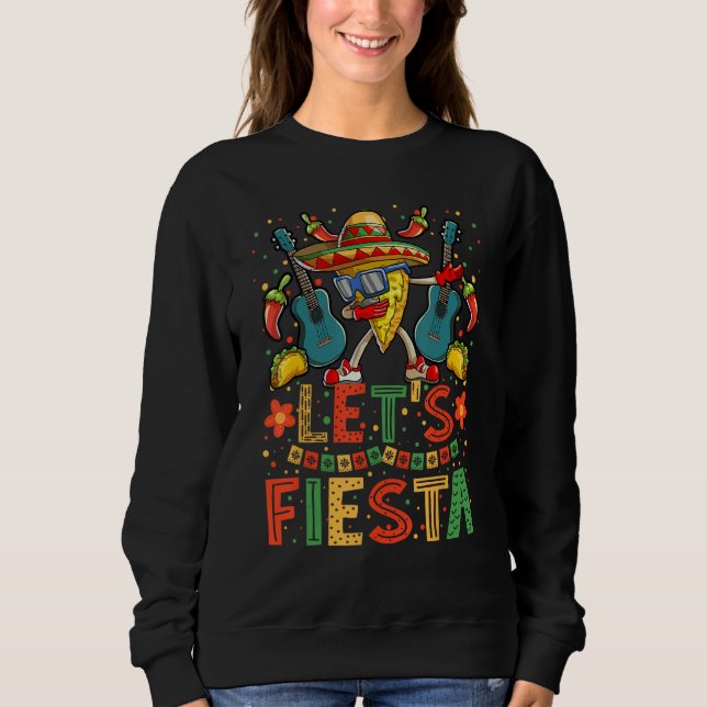Dabbing Nacho Cinco de Mayo Shirt Women Manar Lets T (Framsida)