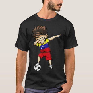 Dabbing Ocer Venezuela Jersey Venezuelan Footb T Shirt