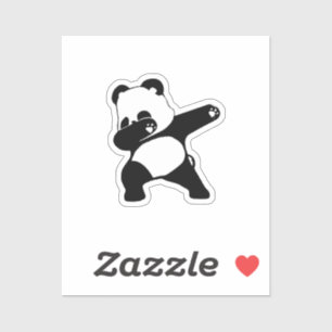 Dabbing Panda   Klistermärken