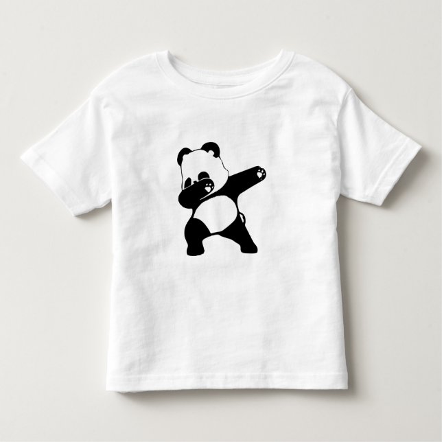 Dabbing Panda-shirt T Shirt (Framsida)