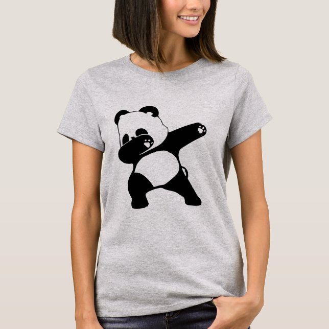 Dabbing Panda T Shirt (Framsida)