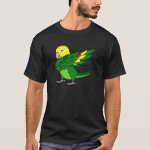 Dabbing Parrot I Dubbla Gult med Amazon T Shirt