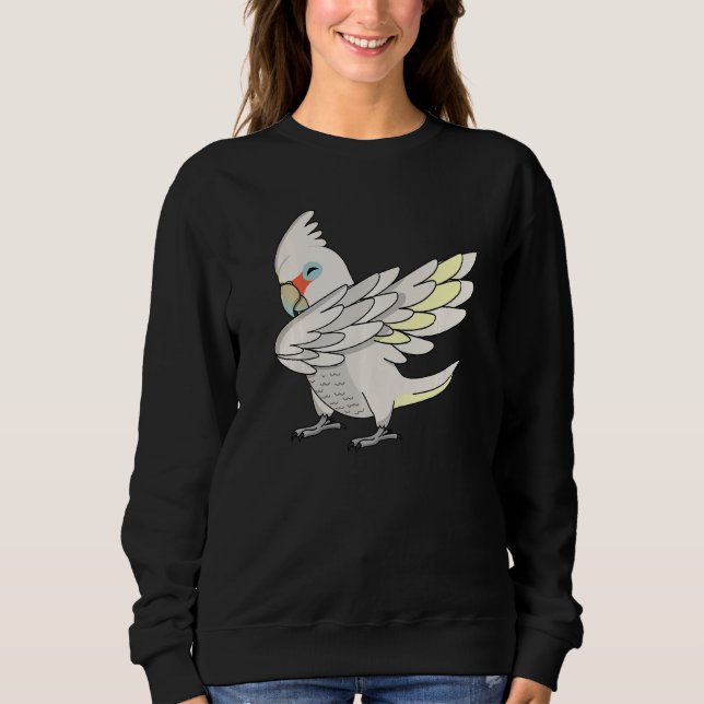 Dabbing Parrot I Goffins Cockatoo T Shirt (Framsida)