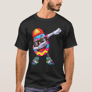Dabbing Påskägg Firefighter Fireman Costume for T Shirt