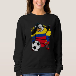 Dabbing Penguin Colombia Ocer Fläkt Jersey Footba T Shirt