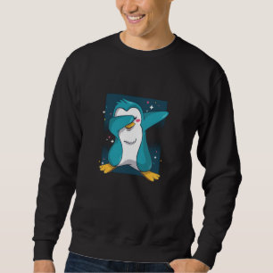 Dabbing Penguin Dab Penguin Lång Ärmad Tröja