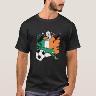 Dabbing Penguin Ireland Ocer Fläkt Jersey Footbal T Shirt