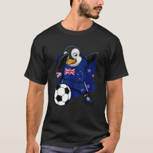 Dabbing Penguin New Zealand Soccer Fläkt Jersey Fo T Shirt