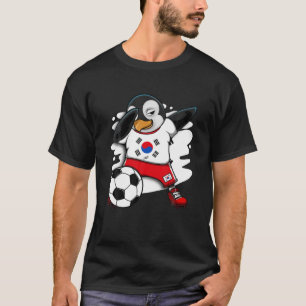 Dabbing Penguin South Korea Soccer Fläkt Jersey Fo T Shirt
