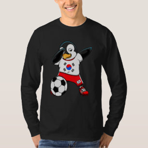 Dabbing Penguin South Korea Soccer Fläkt Jersey Fo T Shirt