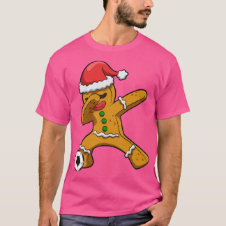 Dabbing Pepparkaksgubbe jul T Shirt