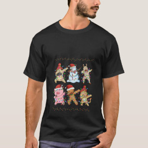 Dabbing Pet Animals God Jul Funny Julafton Dab V N T Shirt