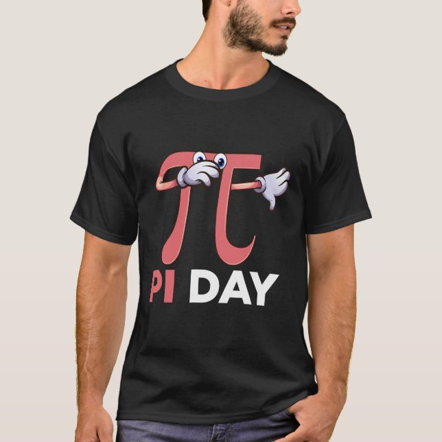 Dabbing Pi Math Science Stem Gift 3.14 Pi Day T Shirt (Framsida)