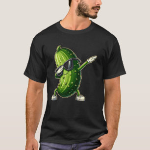 Dabbing Pickle Cucumber Vegetable Food Burk Älskar T Shirt