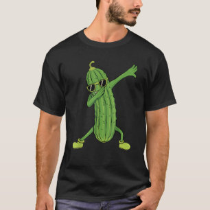 Dabbing Pickle Dancing Cucumber älskare Funny Gift T Shirt