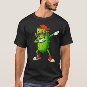 Dabbing Pickle Dancing Cucumber Funny Pickle Älska T Shirt