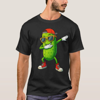 Dabbing Pickle Dancing Cucumber Funny Pickle Älska T Shirt