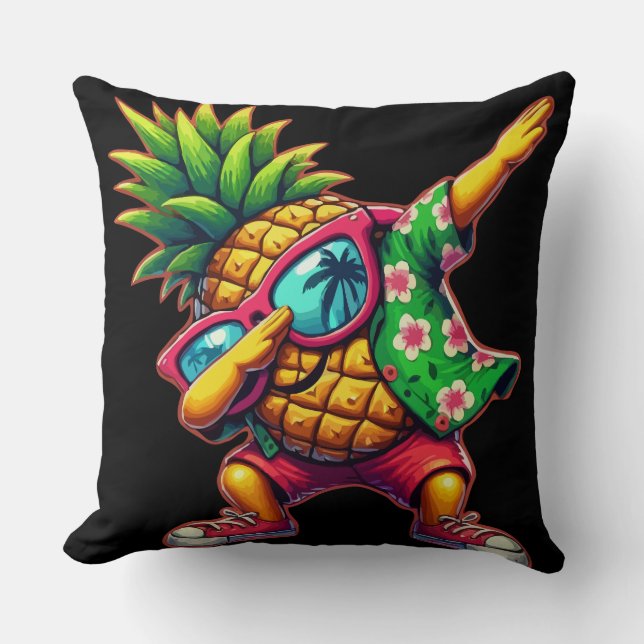 Dabbing Pineale Sunglasses Beacher Kudde (Framsida)