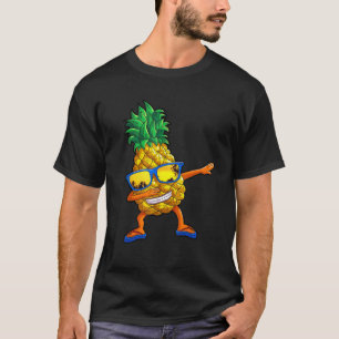 Dabbing Pineapple Manar Kid Beach Vacation Sommar T Shirt