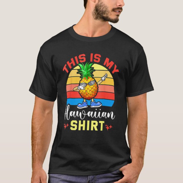 Dabbing Pineapple Women Men Boys Girls This Is My  T Shirt (Framsida)