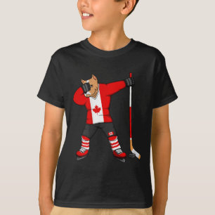 Dabbing Pitbull Kanada Ishockeyälskare Tröja Win