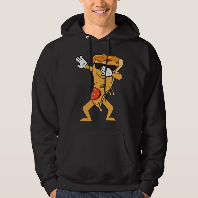Dabbing Pizza Hoodie (Framsida)