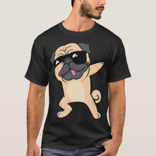 Dabbing Pug Dab Dance Kid Youth Boys Girls Vuxen M T Shirt