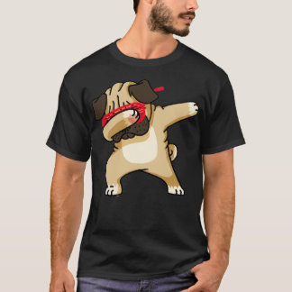 Dabbing Pug roligt hip hop t T Shirt