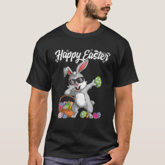 Dabbing Rabbit Påsk Day Eggs Dab Bunny T Shirt