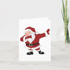 Dabbing Red Jultomten | ROLIGT HELGDAG JULAFTON HU Helgkort