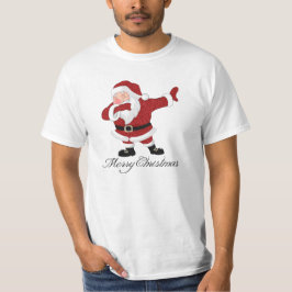 Dabbing Red Jultomten | ROLIGT HELGDAG JULAFTON HU T Shirt
