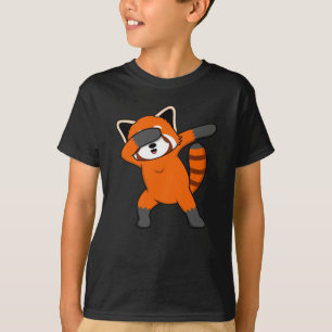 Dabbing Red Panda Cute Pet Animal Pandas Älskare T Shirt