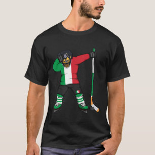 Dabbing Rottweiler Italien Ishockeyfans Tröja Wi