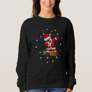 Dabbing Santa Boys Girls Manar Women Julafton T Shirt