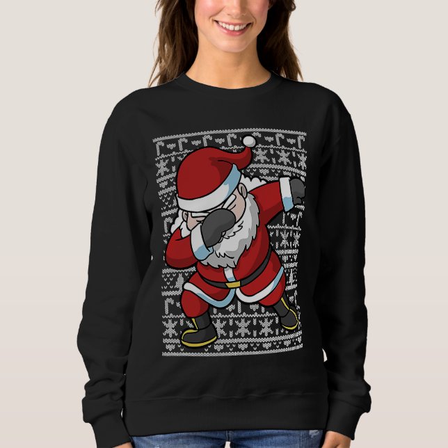 Dabbing Santa Claus Christmas Dab Men Women Boys K T Shirt (Framsida)