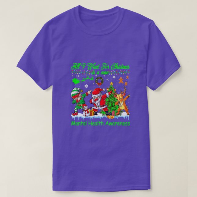 Dabbing Santa Elf Friends jul Boys Girls Manar T Shirt (Design framsida)