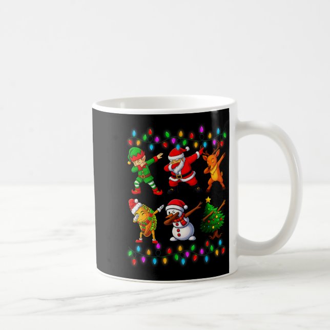 Dabbing Santa Elf Friendship Christmas Boys Kids X Kaffemugg (Höger)