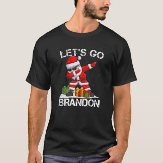 Dabbing Santa Funy Låt oss Go Branson Bra T Shirt
