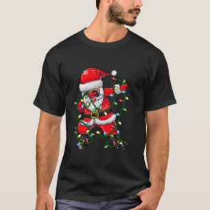 Dabbing Santa Julgran Ljus för Boys Girls T Shirt