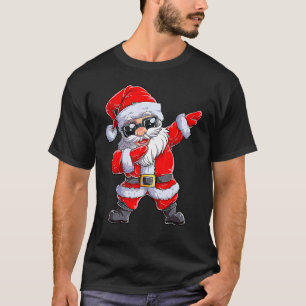 Dabbing Santa Julgran Ljus Jultomten T Shirt
