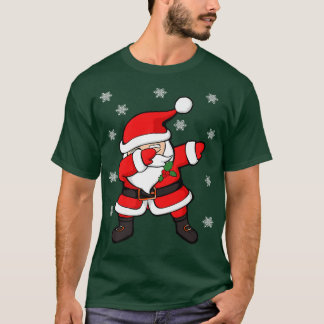 Dabbing Santa Jultomten Den fantastiska julpremien T Shirt