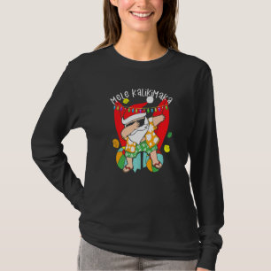 Dabbing Santa Mele Kalikimaka God jul Hawa T Shirt